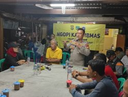 Ngopi Kamtibmas, Lakukan Pencegahan Demi Keamanan dan Kenyamanan Lingkungan