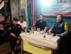 Bersama Warga, Bhabinkamtibmas Gondangdia Antisipasi Perbatasan Kwitang Kalipasir