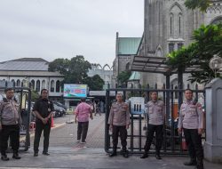 Pengamanan Kegiatan Ibadah di Gereja Katedral Sawah Besar
