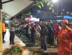 Cegah Tawuran Bersama Warga Dan Bhabinkamtibmas Kartini Lakukan Apel Gabungan