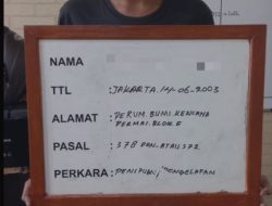 Dua Pelaku Penipuan dan Penggelapan Uang Puluhan Juta Diamankan Polsek Metro Tanah Abang