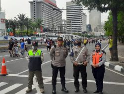 Kapolsubsektor Sabang Antisipasi Giat CFD Di Jalan Wahid Hasyim Berjalan Kondusif