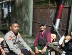 Patroli Wilayah dan Imbauan Kamtibmas Kapolsubsektor Tanah Tinggi kepada Warga RT 07/02