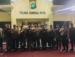 Kapolsek Cempaka Putih Pimpin Apel Persiapan Patroli Cipta Kondisi Tiga Pilar
