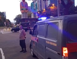 Dalam Menjaga Kondusifitas Wilayah Polsek Kemayoran Melakukan Kegiatan Strong Point Pagi Hari