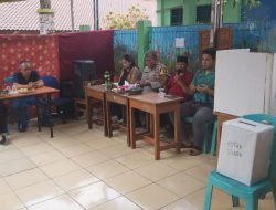 Bhabinkamtibmas Polsek Metro Gambir Monitoring Pemilihan Ketua RT 05/07 Kelurahan Petojo Selatan