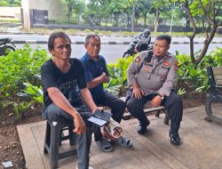 Patroli Jalan Kaki Di Kawasan Lapangan Banteng Sawah Besar