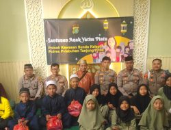 Kapolsek Kawasan Sunda Kelapa, Berbagi Kebahagian Dengan Anak Yatim Piatu