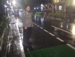 Pesonil Polsubsektor Cikini Pemantauan Genangan Air Di Jalan Cikini Raya