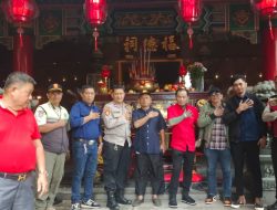 Perayaan Imlek 2576 Di Vihara Hok Thien Cheng Cin, Polsektro Tanah Abang Bersama Tiga Pilar Berikan Pengamanan Dan Pelayanan