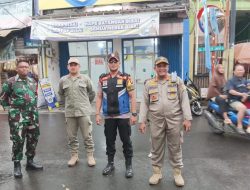 Bhabinkamtibmas Kampung Rawa Patroli dan Pemantauan Genangan Air Bersama Babinsa dan Satpol. PP