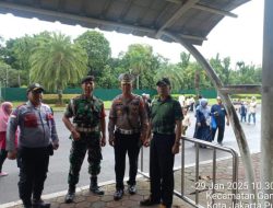 Polsek Metro Gambir Lakukan Pengecekan Genangan Air, Situasi Terpantau Aman