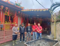 Bhabinkamtibmas Duri Pulo Pantau Perayaan Imlek 2025 di Vihara Lo Cia Bio