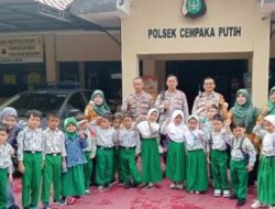 Polsek Cempaka Putih Terima  Outing Class Dari Sekolah PAUD Aisyiyah Rw 10 Cempaka Putih Barat