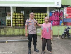 Patroli Wilayah Bhabinkamtibmas Kampung Rawa Sambangi Agen Gas LPG 3 Kg, PSO Siaga