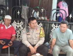 Sambang Silaturahmi, Bhabinkamtibmas Kelurahan Gunung Sahari Selatan Dengan Tokoh Masyarakat