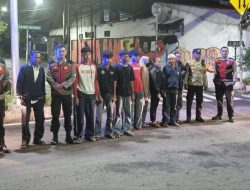 Patroli Cipta Kondisi Gabungan Piket Fungsi Polsek Johar Baru untuk Jaga Keamanan dan Ketertiban