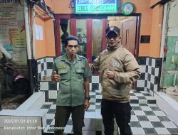 Sambang Poskamling, Bhabinkamtibmas Kampung Rawa Imbau Petugas Satkamling