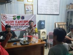 Ngopi Kamtibmas, Menjalin Silaturahmi antara Bhabinkamtibmas Galur dengan Tokoh Masyarakat dan Warga