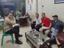 Upaya Tingkatkan Keamanan, Kapolsubsektor Kayu Awet Sambang dan Imbauan kepada Pengurus Wilayah