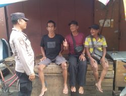 Patroli Keamanan Kewilayahan Kapolsubsektor Galur, Sambang Warga untuk Membangun Komunikasi Positif