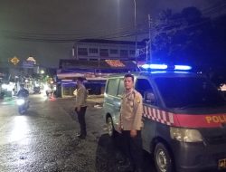 Patroli dan Strong Point Di Lokasi Rawan Guantibmas dan Kejahatan Jalanan