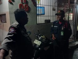 Bhabinkamtibmas Kelurahan Harapan Mulia Sambangi Pos Kamlih Rw.09