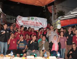 Ngopi Kamtibmas” Kapolres Metro Jakpus Bersama Warga RW 10 di Jl. Kalipasir Menteng