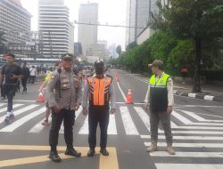 Kapolsubsektor Sabang Antisipasi Masyarakat Di Car Free Day Simpang Wahid Hasyim Menteng