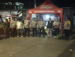 Patroli Tiga Pilar Menteng Bersinergi Untuk Ciptakan Perbatasan Kwitang Kalipasir Aman Kondusif