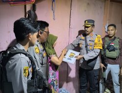Polres Yahukimo Gelar Kunjungan Kasih ke Keluarga Korban Penganiayaan oleh Terduga KKB