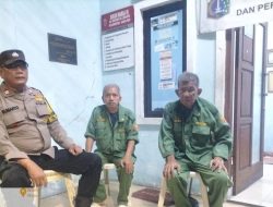Berikan Pelayanan Keamanan Wilayah Malam Hari Bhabinkamtibmas Johar Baru Sambangi  Petugas Kamling RW 06