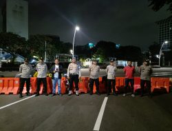 Polsek Sawah Besar Dan Polsek Metro Gambir Gelar Apel Rayonisasi Antisipasi Balap Liar dan Gangguan Kamtibmas