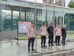 Polsek Sawah Besar Gelar Apel Pengamanan Majlis Dzikir dan Haul Akbar di Masjid Istiqlal