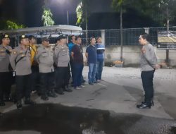 Apel Malam Rayonisasi Polsek Menteng Dan Polsek Tanah Abang Antisipasi Gangguan Kamtibmas