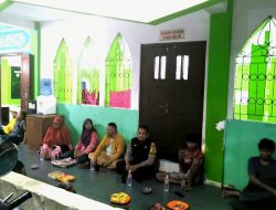 Bhabinkamtibmas Gunung Sahari Utara Gelar Silaturahmi Kamtibmas Bahas Keamanan Lingkungan