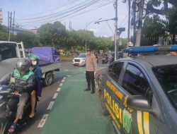 Patroli Pagi di Kecamatan Gambir, Polsek Metro Gambir Pastikan Keamanan dan Kelancaran Lalu Lintas