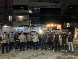 Patroli Rayonisasi Polsek Johar Baru Dan Polsek Cempaka Putih Antisipasi Gangguan Kamtibmas Perbatasan Wilayah