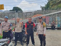 Polsek Sawah Besar Gelar Apel Pengamanan Giat Dzikir dan Sholawat Akbar di Masjid Istiqlal