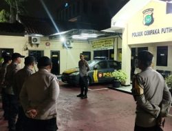 Kapolsek Cempaka Putih Pimpin Apel Persiapan Patroli Cipta Kondisi
