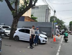 Unit Samapta Polsek Kemayoran Melaksanakan Giat Pengamanan Ibadah Gereja
