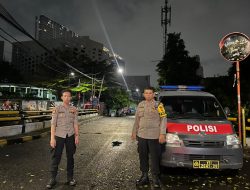 Samapta Polsek Senen Laksanakan Patroli Dinihari Cegah Gangguan Kamtibmas