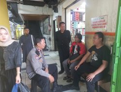 Patroli Dialogis Bhabinkamtibmas Kebon Kacang Ke Pasar Blok C Tanah Abang