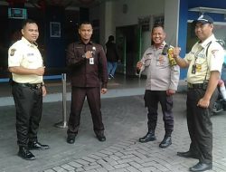 Pembinaan Satuan Pengamanan Perkantoran Oleh Bhabinkamtibmas Kelurahan Pasar Baru