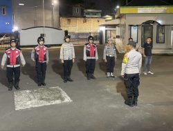 Kapolsubsektor Galur Polsek Johar Baru, Pimpin Apel Persiapan Patroli Cipta Kondisi Malam dan Pagi Hari