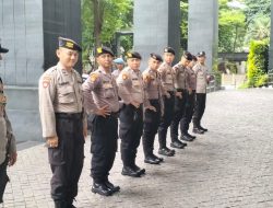 Polsek Kemayoran Melakukan Pengamanan Sidang Di Pengadilan Negri Jakarta Pusat