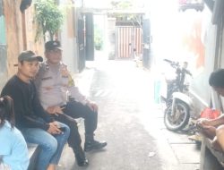 Patroli Dialogis Bhabinkamtibmas Johar Baru, Imbau Warga Jaga Keamanan Lingkungan