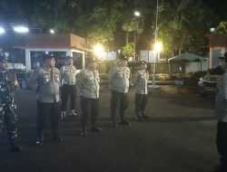 Apel Patroli Cipta Kondisi Polsek Metro Menteng Antisipasi Kejahatan Malam Hari