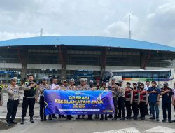 Operasi Keselamatan Jaya 2025, Ditlantas Polda Metro Jaya Sidak di Terminal Pulo Gebang