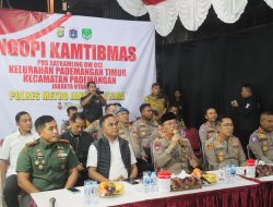 Ngopi Kamtibmas di Pademangan Timur, Polisi Bahas Tawuran hingga Keamanan Ojol